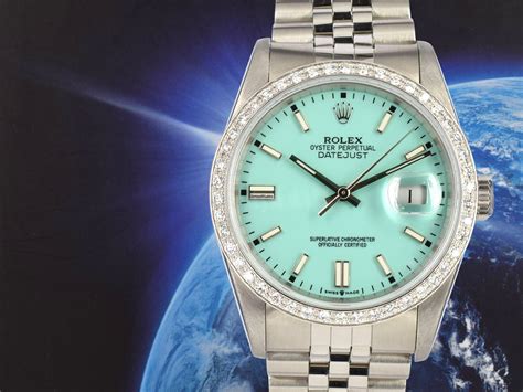 36mm rolex tiffany blue|Rolex tiffany blue day date.